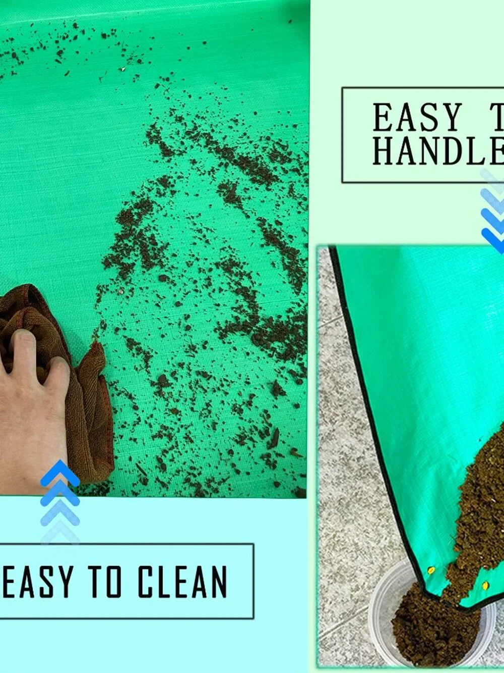 BIUWING Extra Large Plant Repotting Mat,Thickened Waterproof for Indoor Plant Tr